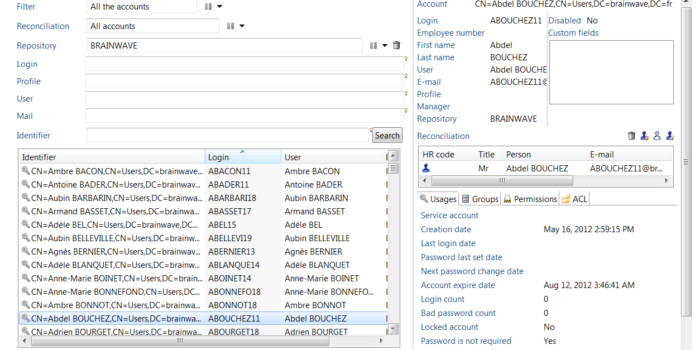 Microsoft Active Directory – data extraction and collect snapshot image