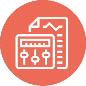 Accounts Controls Dashboard - pages and analytics - icon